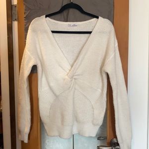 Dex knot front sweater